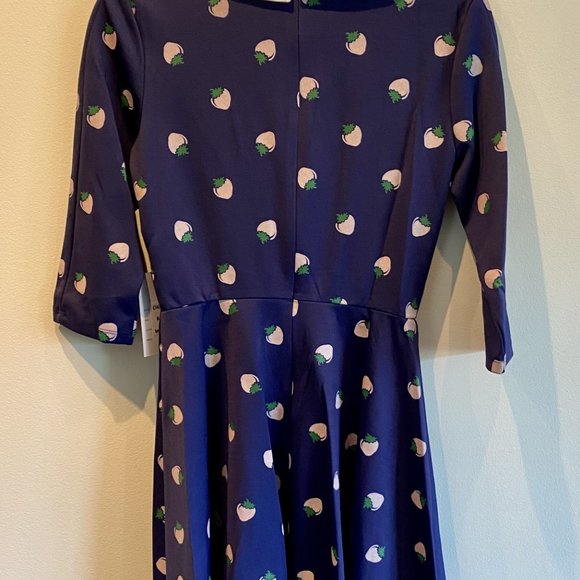 Unique-Vintage Purple and Pink Strawberry Dress - Picture 2 of 5